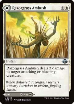 Razorgrass Ambush // Razorgrass Field [Modern Horizons 3]-1
