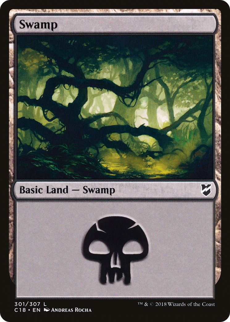 Swamp (301) [Commander 2018]-1
