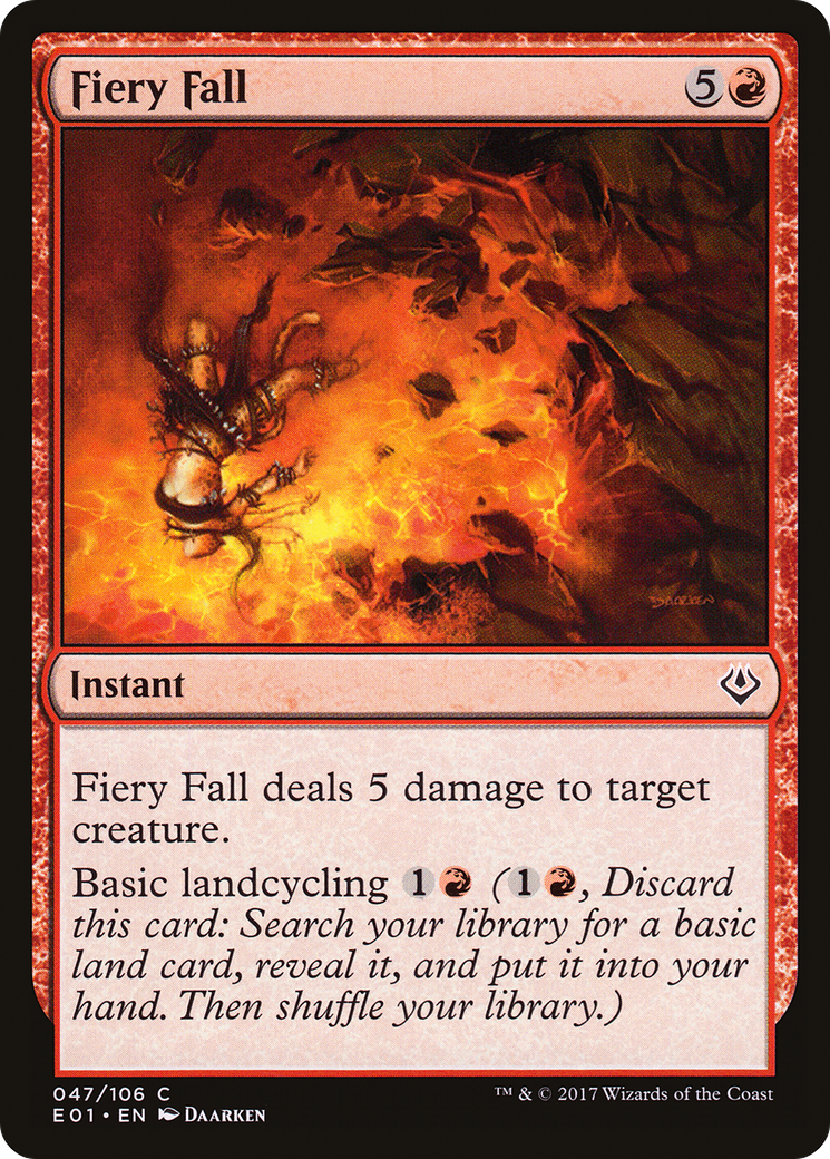Fiery Fall [Archenemy: Nicol Bolas]-1