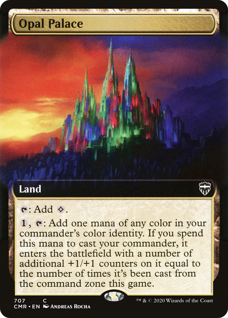 Opal Palace (Extended Art) [Commander Legends]-1