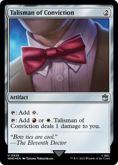 Talisman of Conviction (Surge Foil) [Doctor Who]-1
