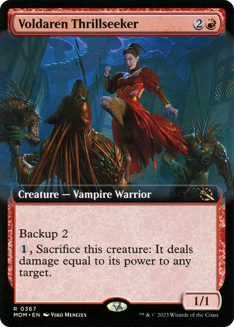 Voldaren Thrillseeker (Extended Art) (MOM-367) - March of the Machine: (Extended Art) Foil-1