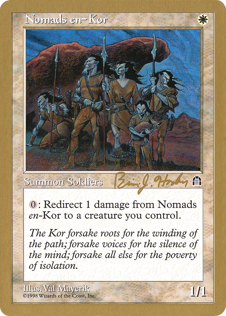 Nomads en-Kor - 1998 Brian Hacker (STH) (WCD-) - World Championship Decks 1998-1