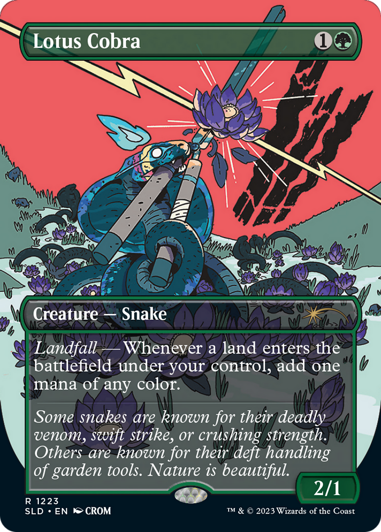Lotus Cobra (Borderless) [Secret Lair Drop Series]-1