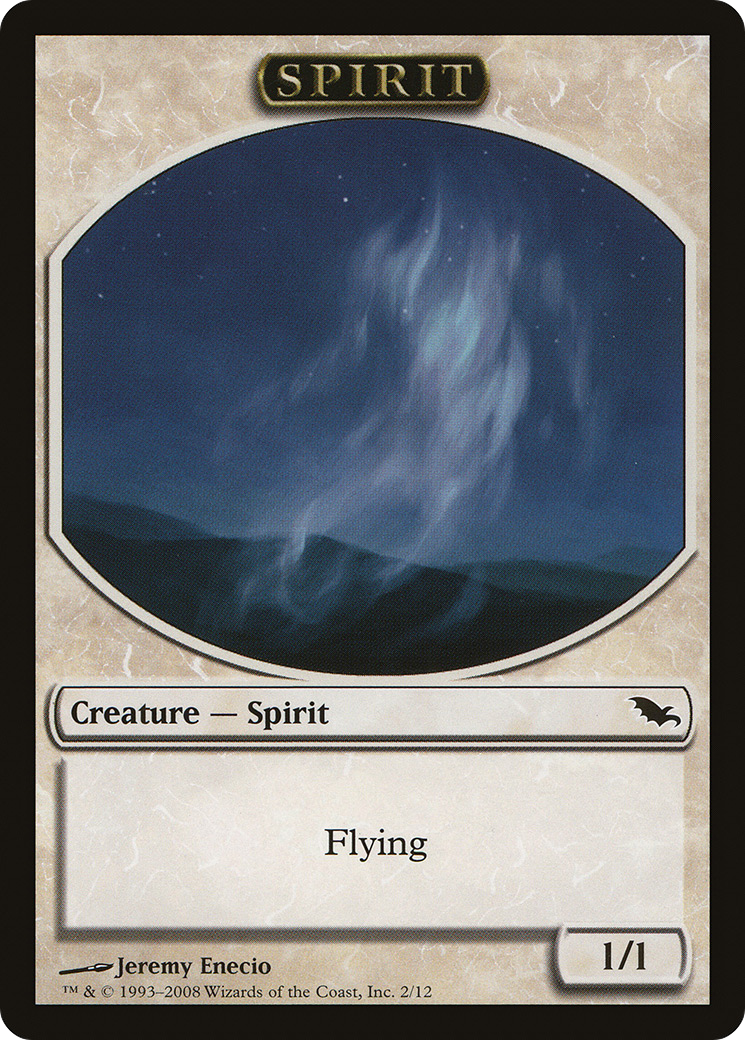 Spirit Token [Shadowmoor Tokens]-1