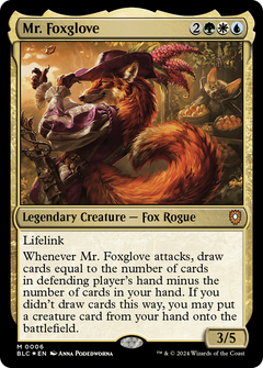 Mr. Foxglove [Bloomburrow Commander]-1