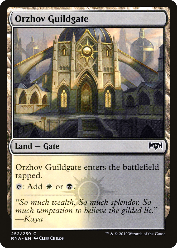 Orzhov Guildgate (252/259) [Ravnica Allegiance]-1
