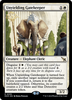 Unyielding Gatekeeper (PPMKM-035) - Murders at Karlov Manor Promos-1