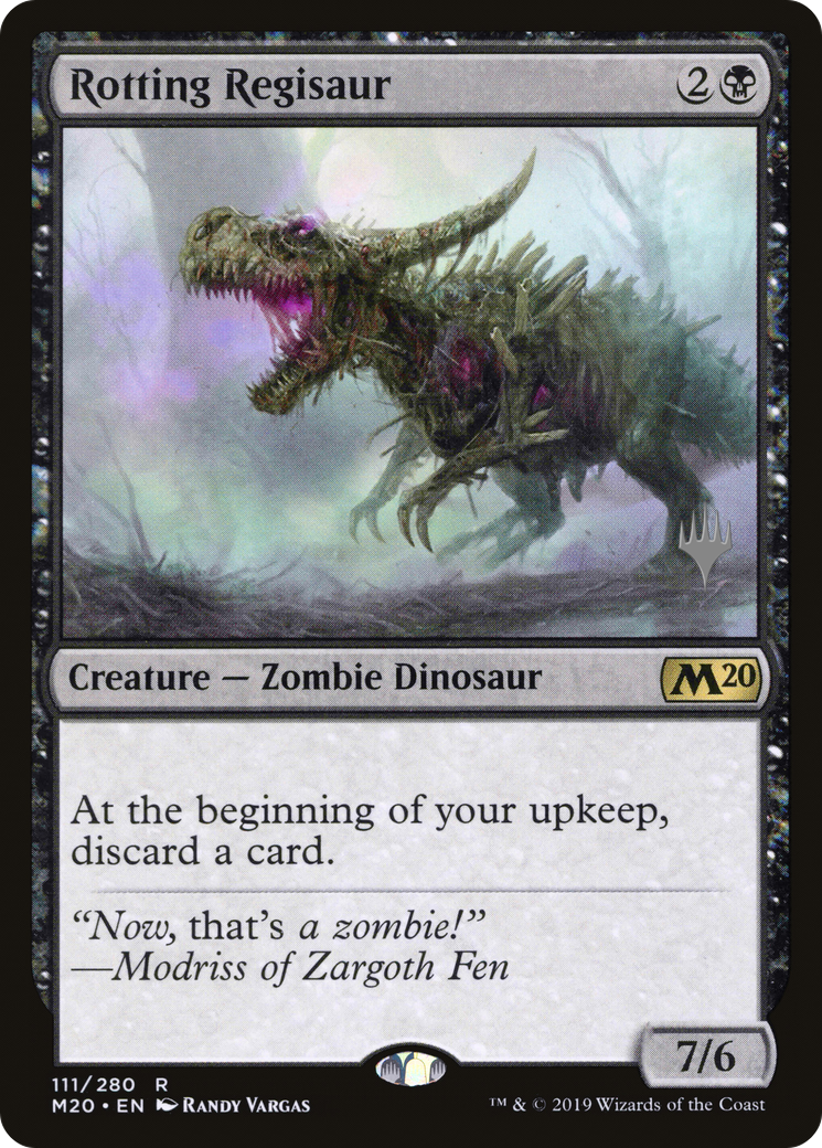 Rotting Regisaur (Promo Pack) [Core Set 2020 Promos]-1