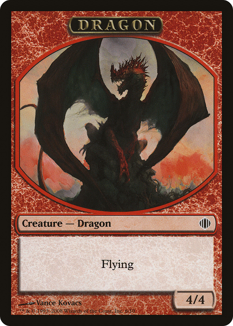 Dragon Token [Shards of Alara Tokens]-1