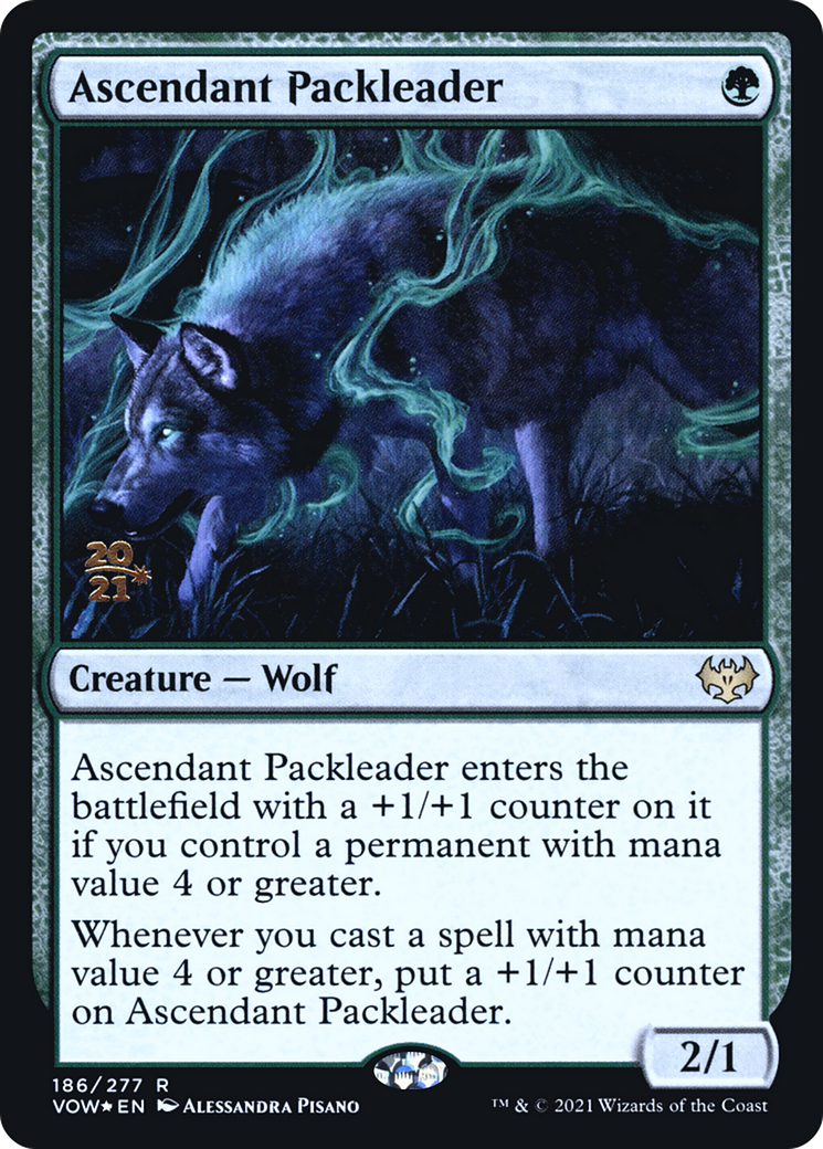 Ascendant Packleader [Innistrad: Crimson Vow Prerelease Promos]-1