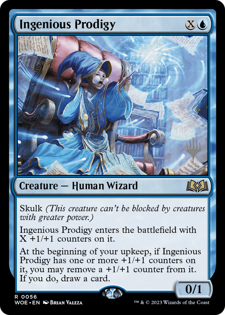 Ingenious Prodigy (Promo Pack) [Wilds of Eldraine Promos]-1