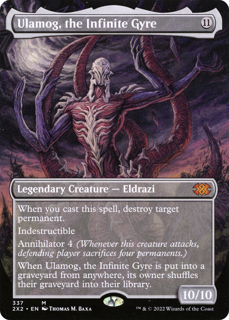 Ulamog, the Infinite Gyre (Borderless) (2X2-337) - Double Masters 2022 (Borderless)-1