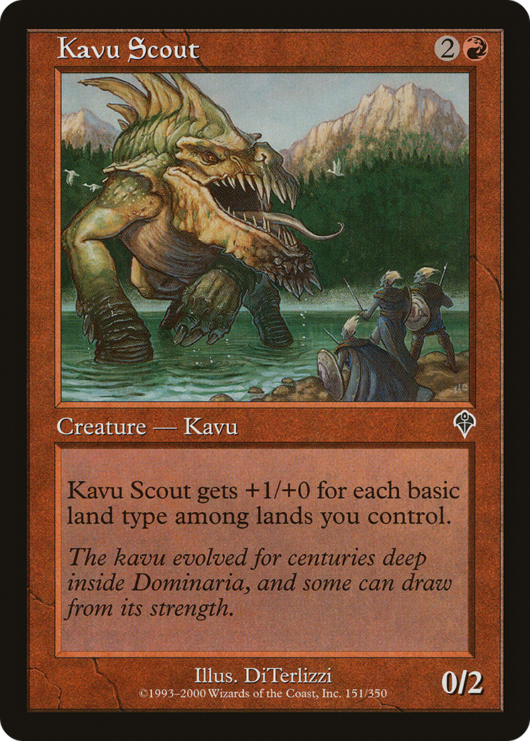 Kavu Scout [Invasion]-1
