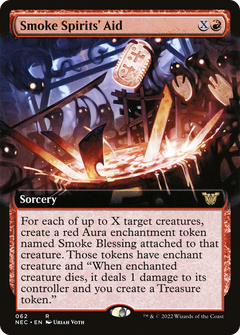Smoke Spirits' Aid (Extended Art) [Kamigawa: Neon Dynasty Commander]-1
