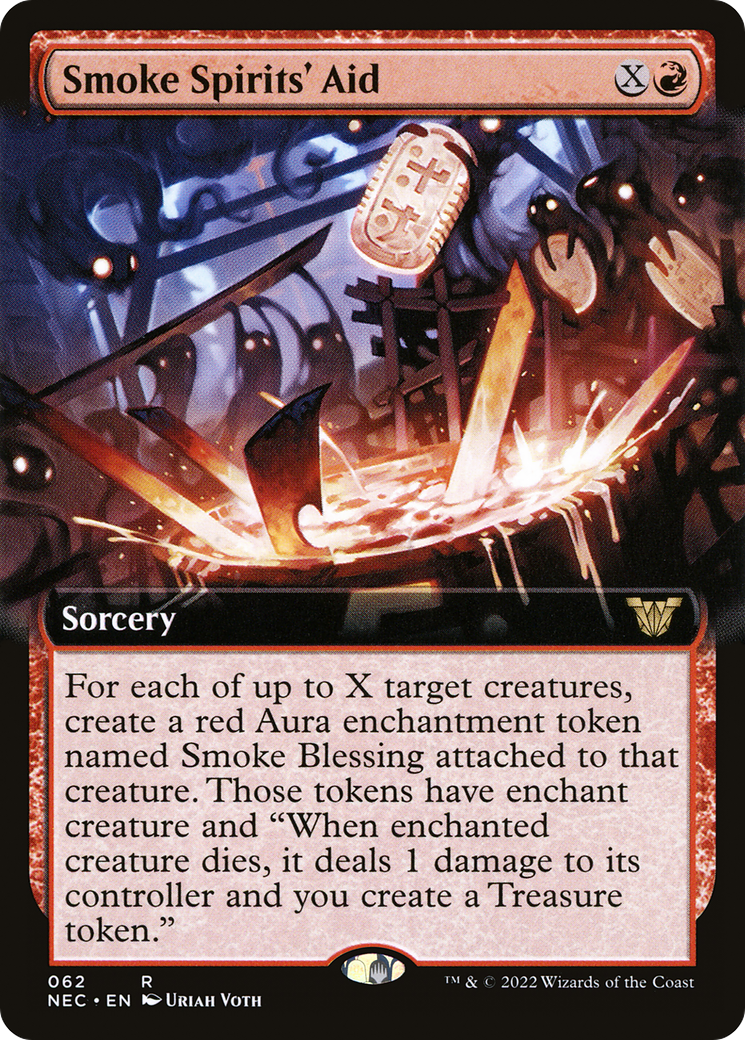 Smoke Spirits' Aid (Extended Art) [Kamigawa: Neon Dynasty Commander]-1