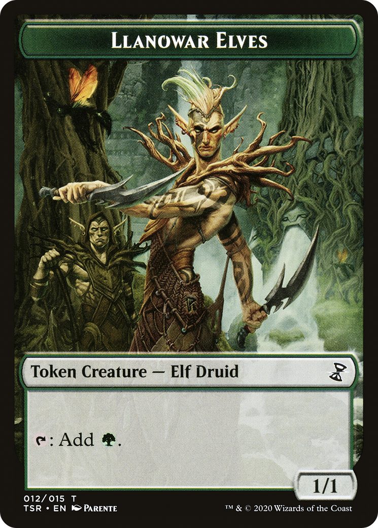 Llanowar Elves (TTSR-012) - Time Spiral Remastered Tokens-1