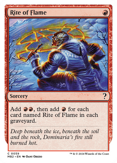 Rite of Flame (White Border) [Mystery Booster 2]-1