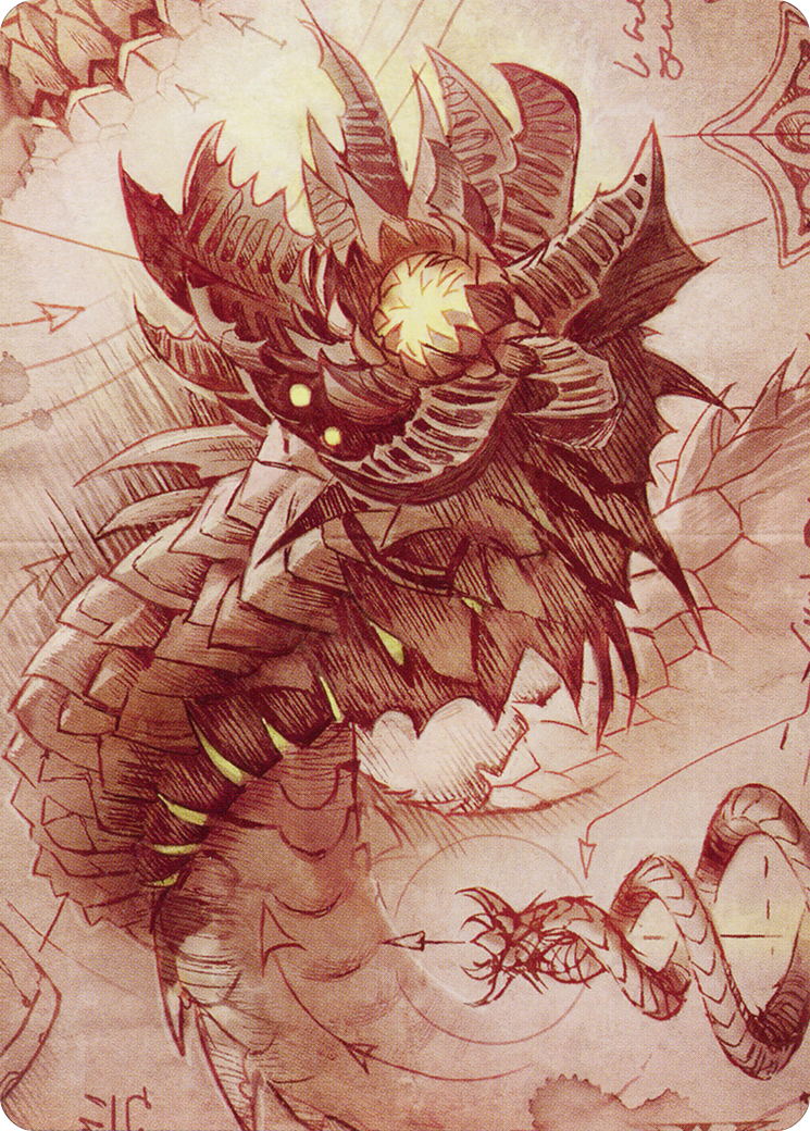 Wurmcoil Engine // Wurmcoil Engine (ABRO-081) - The Brothers' War Art Series (Borderless)-1