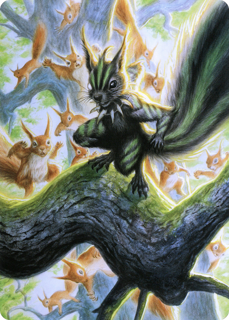 Chatterfang, Squirrel General Art Card (67) [Modern Horizons 2 Art Series]-1