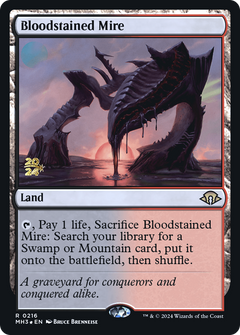 Bloodstained Mire [Modern Horizons 3 Prerelease Promos]-1