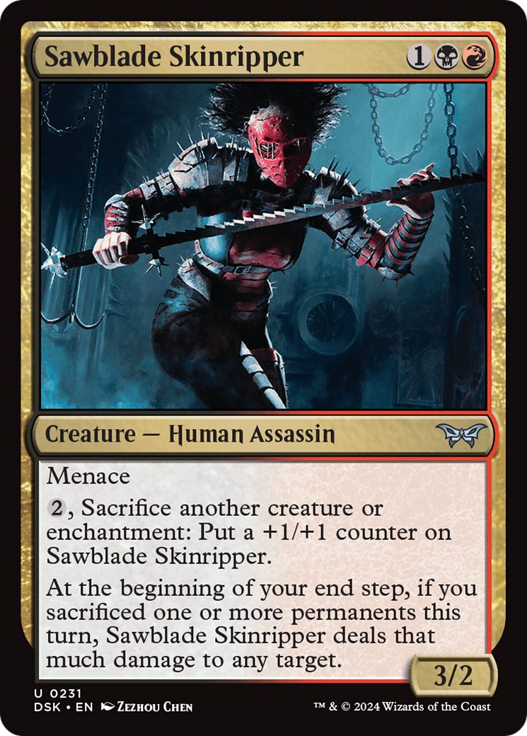 Sawblade Skinripper [Duskmourn: House of Horror]-1