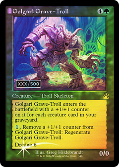 Golgari Grave-Troll (Retro) (Serialized) [Ravnica Remastered]-1