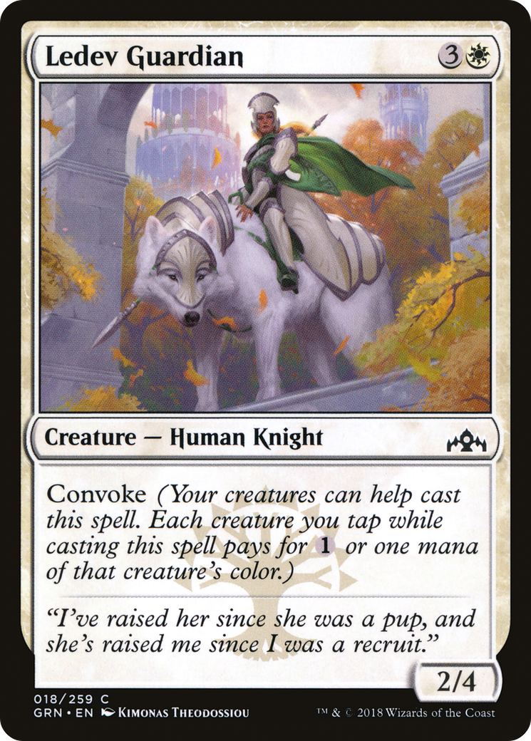 Ledev Guardian [Guilds of Ravnica]-1
