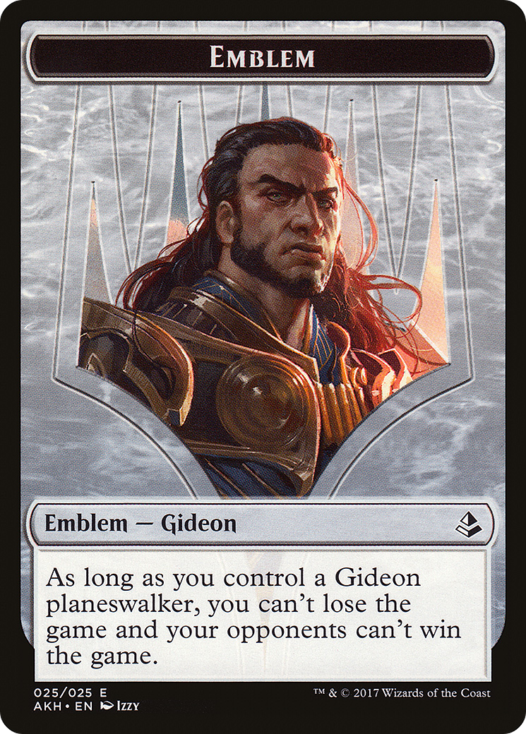 Gideon of the Trials Emblem [Amonkhet Tokens]-1