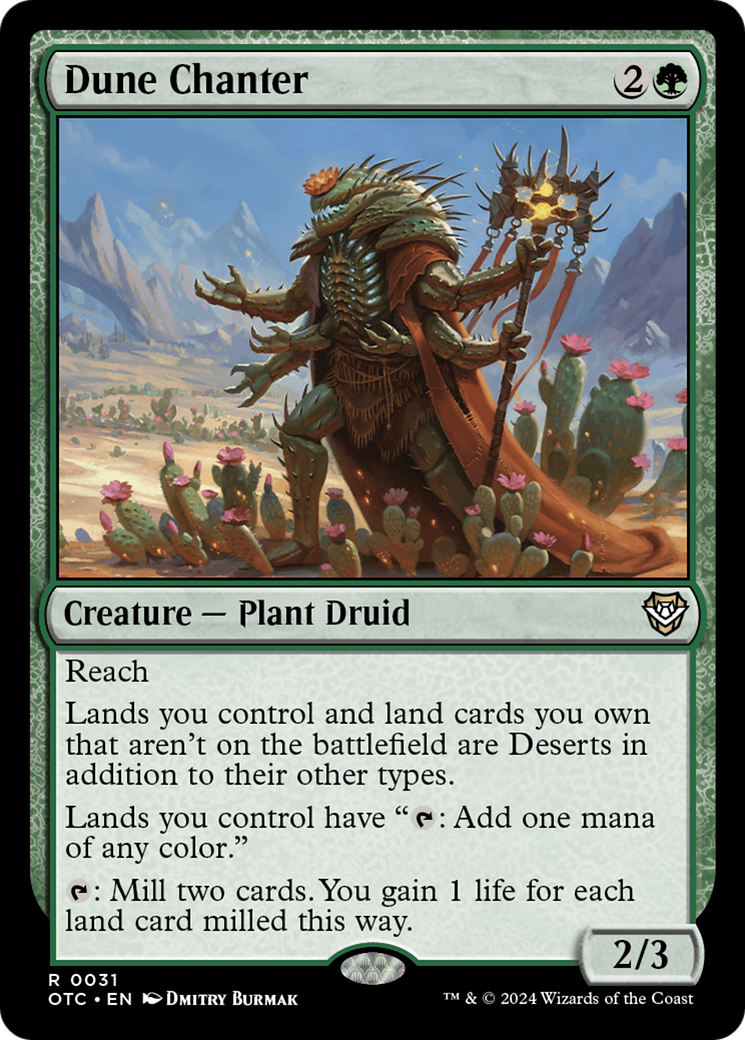 Dune Chanter [Outlaws of Thunder Junction Commander]-1