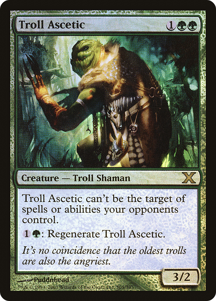 Troll Ascetic (10E-305★) - Tenth Edition Foil-1