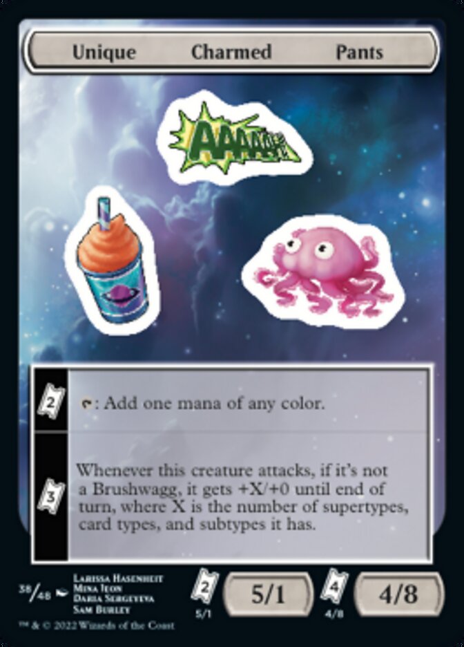 Unique Charmed Pants [Unfinity Stickers]-1