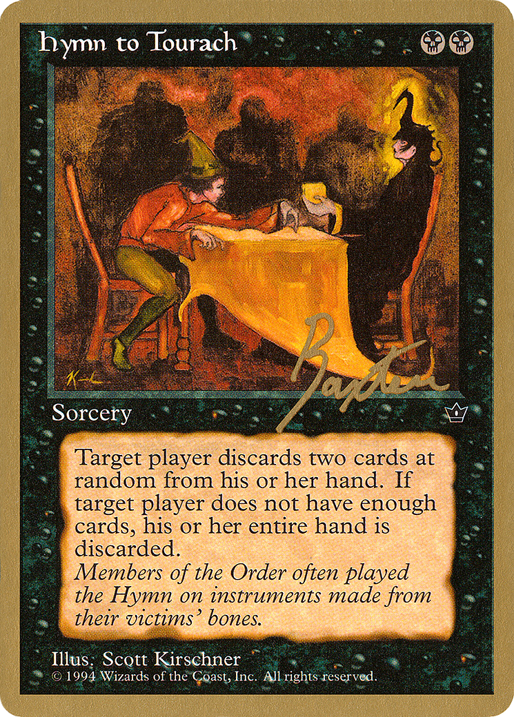 Hymn to Tourach (Table) - 1996 George Baxter (FEM) (WCD-) - Pro Tour Collector Set-1