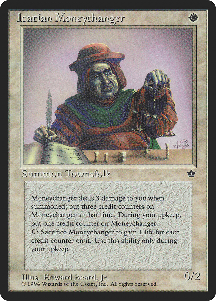Icatian Moneychanger (Edward P. Beard, Jr.) [Fallen Empires]-1