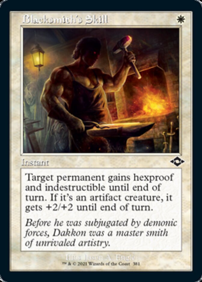 Blacksmith's Skill (Retro Foil Etched) [Modern Horizons 2]-2