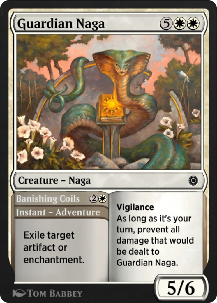 Guardian Naga // Banishing Coils (HBG-090) - Alchemy Horizons: Baldur's Gate-1