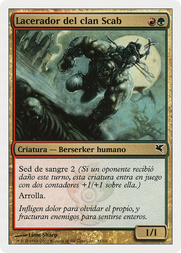 Scab-Clan Mauler (Spanish) - "Lacerador del clan Scab" (I31) (PSAL-I31) - Salvat 2005-1