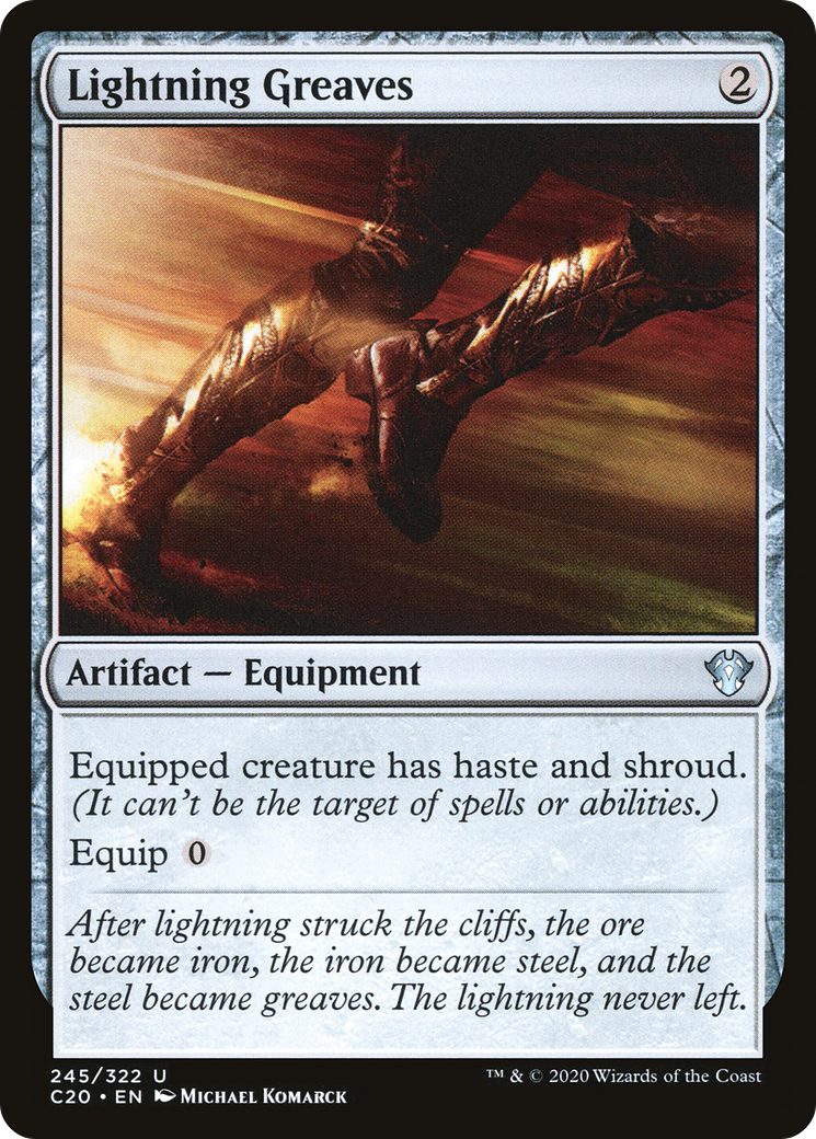 Lightning Greaves [Commander 2020]-1