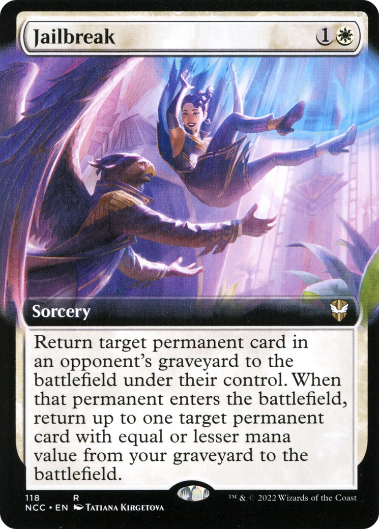 Jailbreak (Extended Art) [Streets of New Capenna Commander]-1