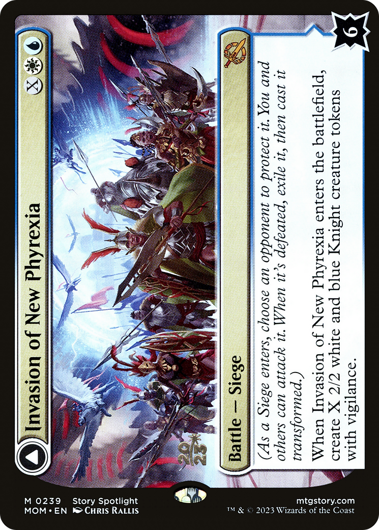 Invasion of New Phyrexia // Teferi Akosa of Zhalfir [March of the Machine Prerelease Promos]-1