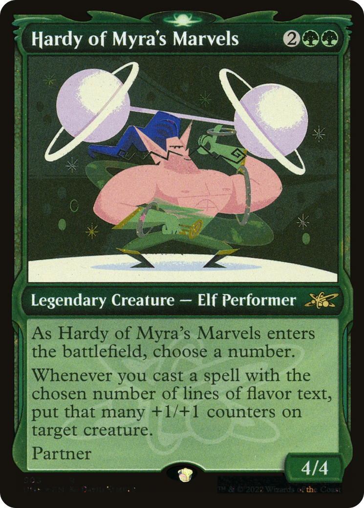 Hardy of Myra's Marvels (Showcase) (Galaxy Foil) [Unfinity]-1