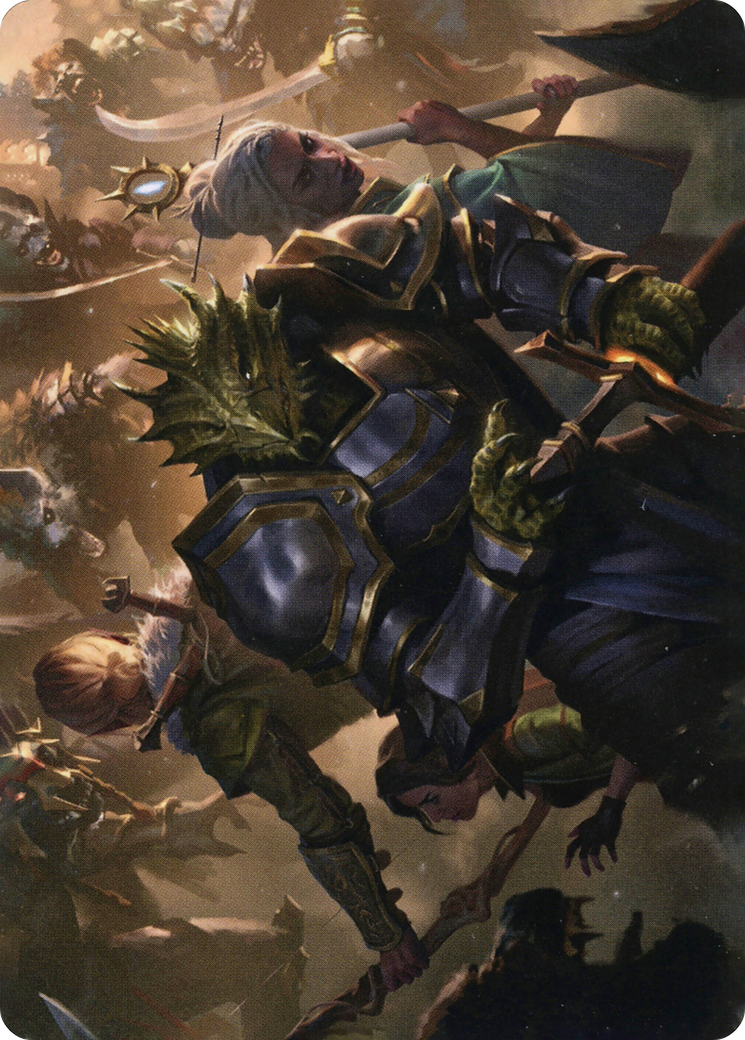 You Come to the Gnoll Camp // You Come to the Gnoll Camp (AAFR-042) - Adventures in the Forgotten Realms Art Series (Borderless)-1