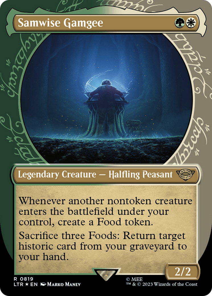 Samwise Gamgee (Showcase) (Surge Foil) [The Lord of the Rings: Tales of Middle-Earth]-1
