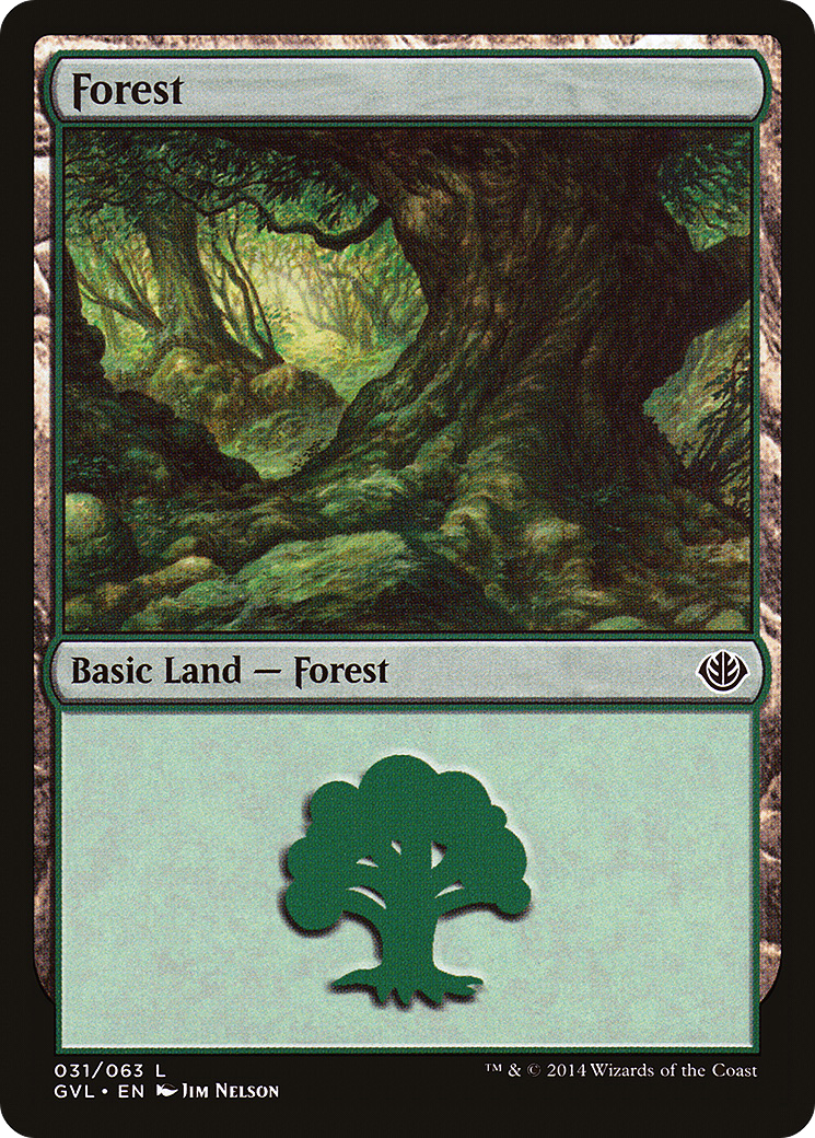 Forest (31) (Garruk vs. Liliana) [Duel Decks Anthology]-1