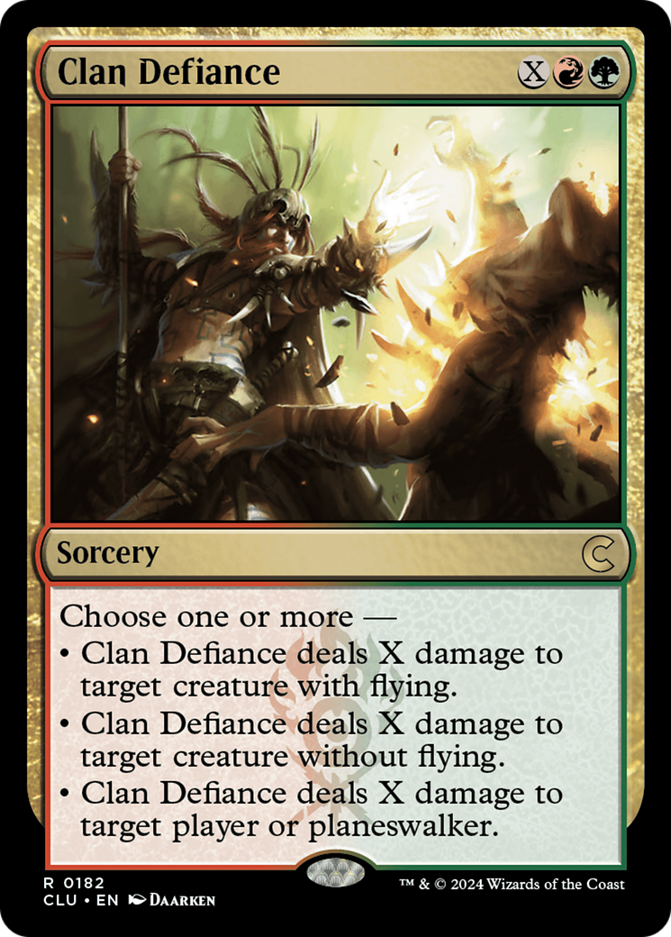 Clan Defiance [Ravnica: Clue Edition]-1