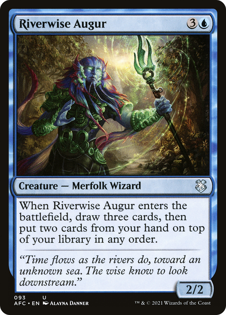 Riverwise Augur [Dungeons & Dragons: Adventures in the Forgotten Realms Commander]-1