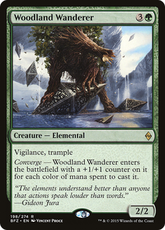 Woodland Wanderer (BFZ-198) - Battle for Zendikar Foil-1