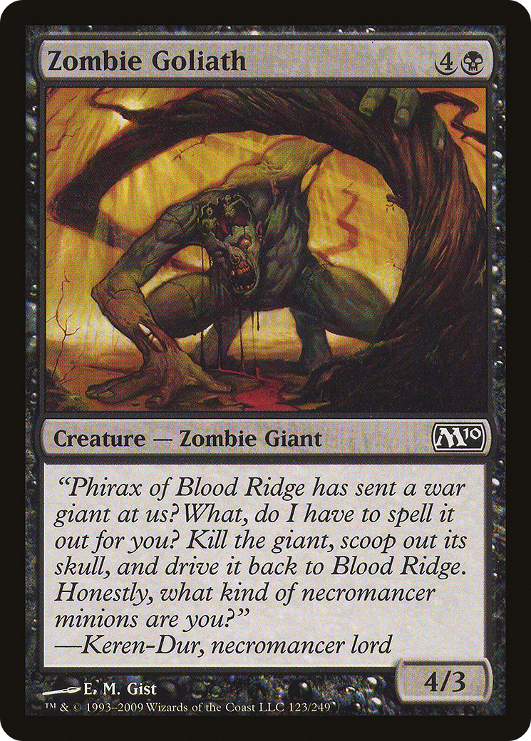 Zombie Goliath (M10-123) - Magic 2010 Foil-1
