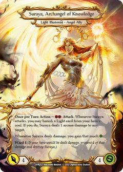 Invoke Suraya // Suraya, Archangel of Knowledge (Marvel) [DYN212] (Dynasty)  Cold Foil-2