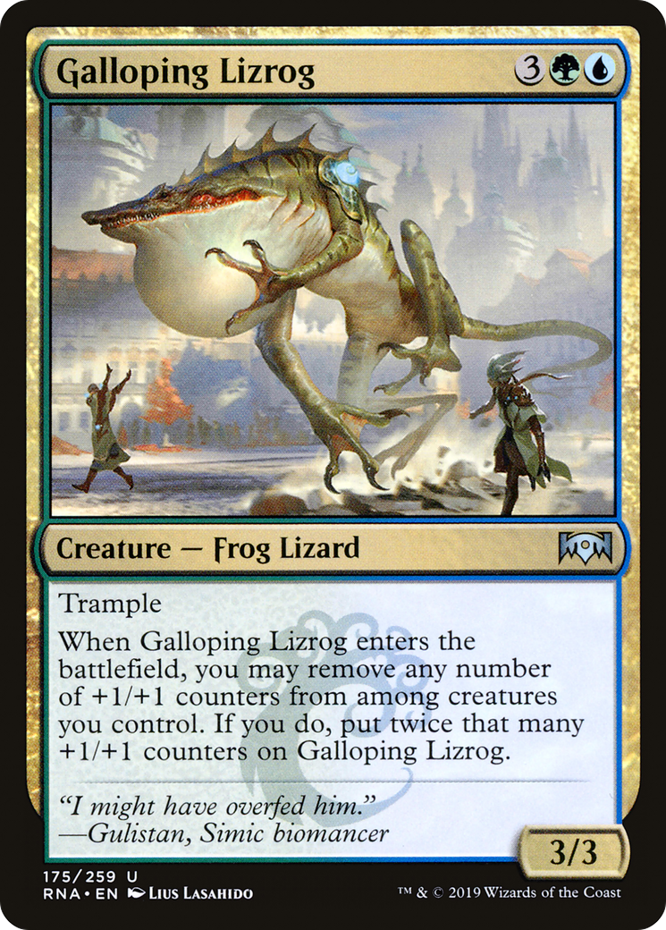 Galloping Lizrog [Ravnica Allegiance]-1